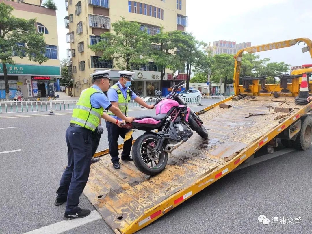 漳州交警严查“炸街车”，为备考考生降噪！-11.jpg